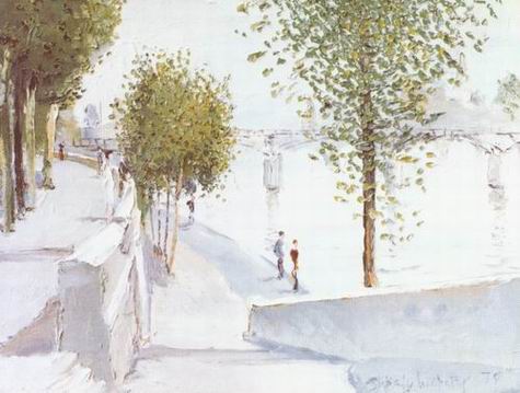 Paris Scene oil painting